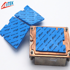 Vente à chaud 7W silicone thermique Pad d'isolation pour gpu cpu pad de refroidissement 0,5 mmT Faible résistance thermique