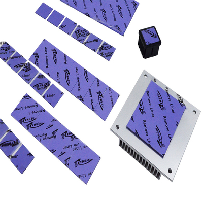 Protection 2022 conductrice thermique de la violette 2,95 g/cc d'usine de la Chine TIF5120US -40 160℃ à la conductivité 2.6W pour la carte d'affichage
