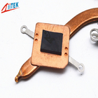 Rivage ultra mou thermiquement conducteur 12±5 00 2.5mmT 1,5 W/MK en caoutchouc de silicone de protection
