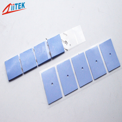 Pad thermique à évier bleu de haute durabilité pour matériel de télécommunication
