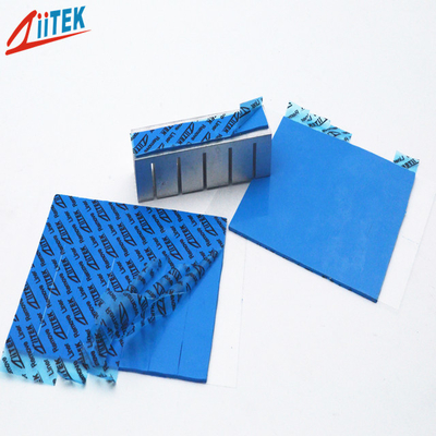 Vente à chaud 7W silicone thermique Pad d'isolation pour gpu cpu pad de refroidissement 0,5 mmT Faible résistance thermique