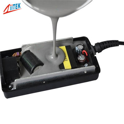 Blanc 1,2 W/mK Composé à deux composés conducteur thermique pour composants électroniques