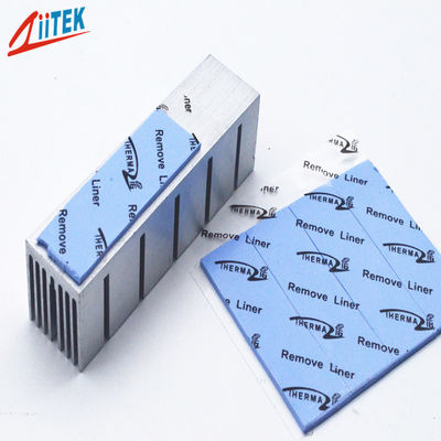 1.5 W/mK Blue LED Thermal Gap Pad facile avec dissipateur de chaleur LED Lighting COB CPU GPU