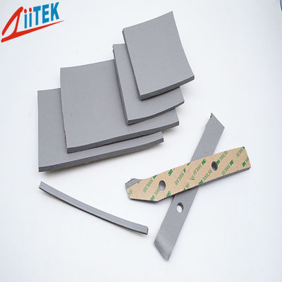 Des feuilles en mousse de silicone gris à haute température absorbant les chocs pour l'industrie automobile