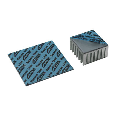 Pad thermique en silicone gris doux 6.5W haute conductivité thermique pour le refroidissement électronique