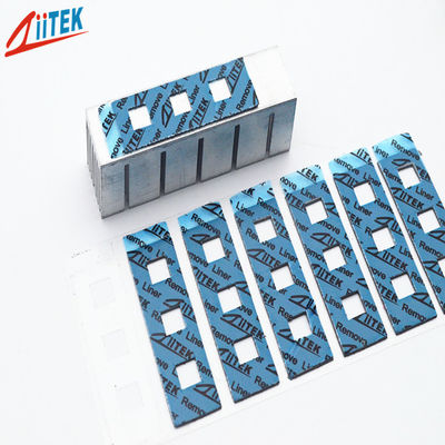 Haute conductivité thermique épaisseur personnalisable Pad thermique doux pour le refroidissement du processeur GPU Gravité spécifique 2,7 g/cm3