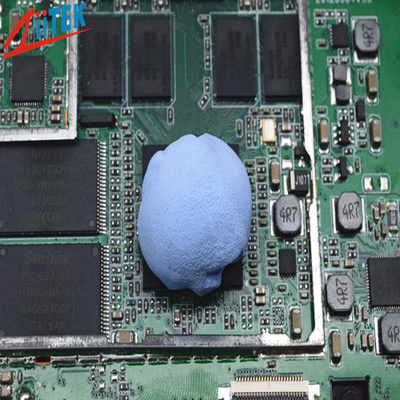 Mastic thermique bleu thermoconducteur, gel de silicone pour transfert de chaleur, 2,5 g/CC, pour l'industrie des télécommunications