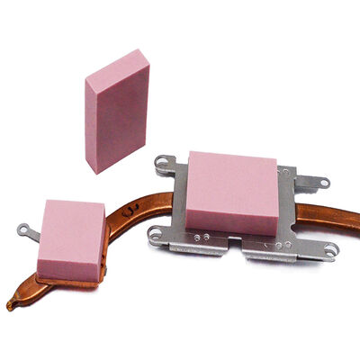 Feuille d'isolation thermique/conductrice de chaleur en silice rose 1.5W/MK, pour le refroidissement de la carte graphique Cpu/Gpu