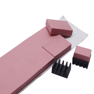 Feuille d'isolation thermique/conductrice de chaleur en silice rose 1.5W/MK, pour le refroidissement de la carte graphique Cpu/Gpu