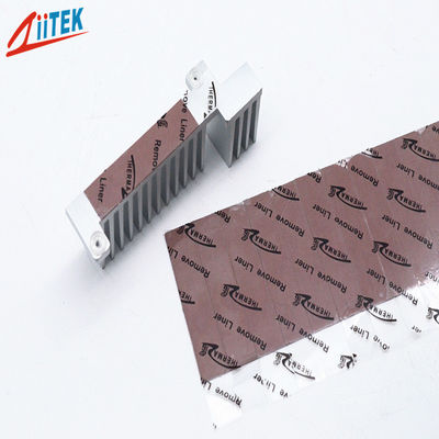 Épaisseur thermique de la protection 0.25-5.08mm de silicium de Garnet Telecommunication Hardware Naturally Tacky 6,2 W
