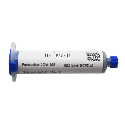 Gel de silice thermiquement conducteur haute conductivité thermique 7,0 W CPU Dissipation de chaleur fabricant