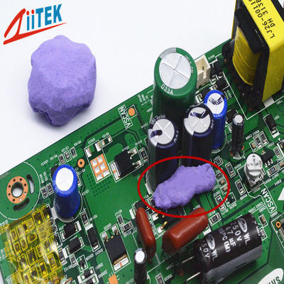 Gel de silicone thermique à transfert de chaleur 6W/MK, bonnes performances UL 94 V-0, pour dissipateur thermique