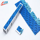 protection thermique du silicone ultra mou 27shore00 du bleu 3.0mmT pour des batteries de voiture