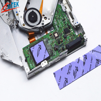 La haute surface de fixation réduit la résistance au contact 4.7W/MK Pad thermique Pads d'interface thermique pour les décodeurs