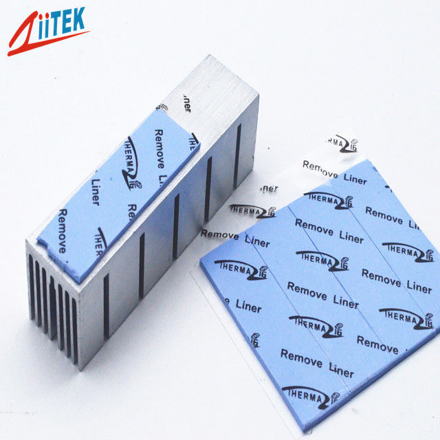 1.5 W/mK Blue LED Thermal Gap Pad facile avec dissipateur de chaleur LED Lighting COB CPU GPU