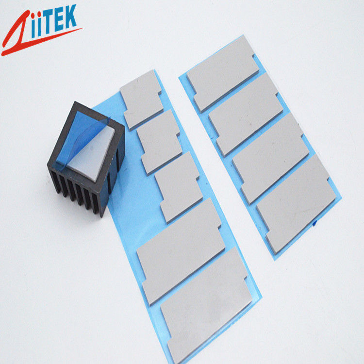 Grise 1,5 W/MK Pad thermique sans silicone ROSH Conformité pour les dispositifs de stockage de masse