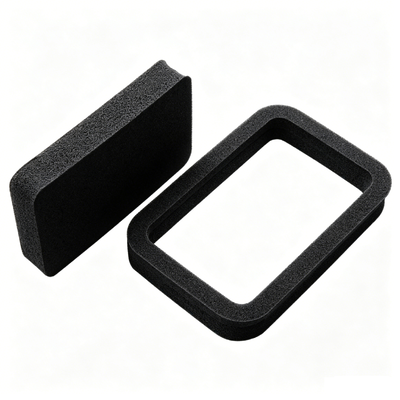 Matériel écumant de silicone noir de résistance mécanique à la fatigue pour le matériel de communication