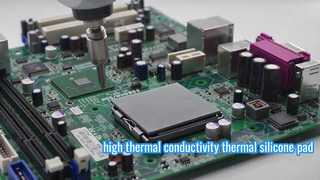 Coussinet en silicone thermique à haute conductivité thermique | Matériau d'interface thermique souple -ZIITEK